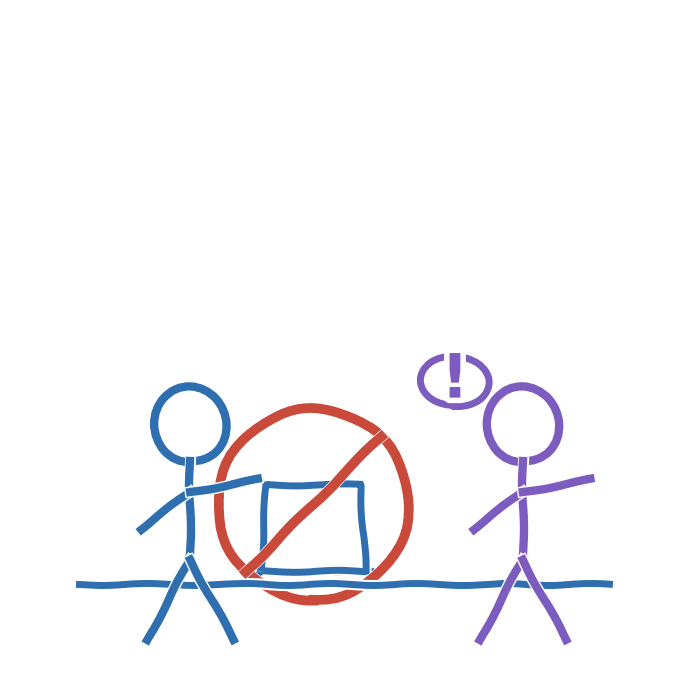 Håndtegnet illustration til teksten om er det snyd?.