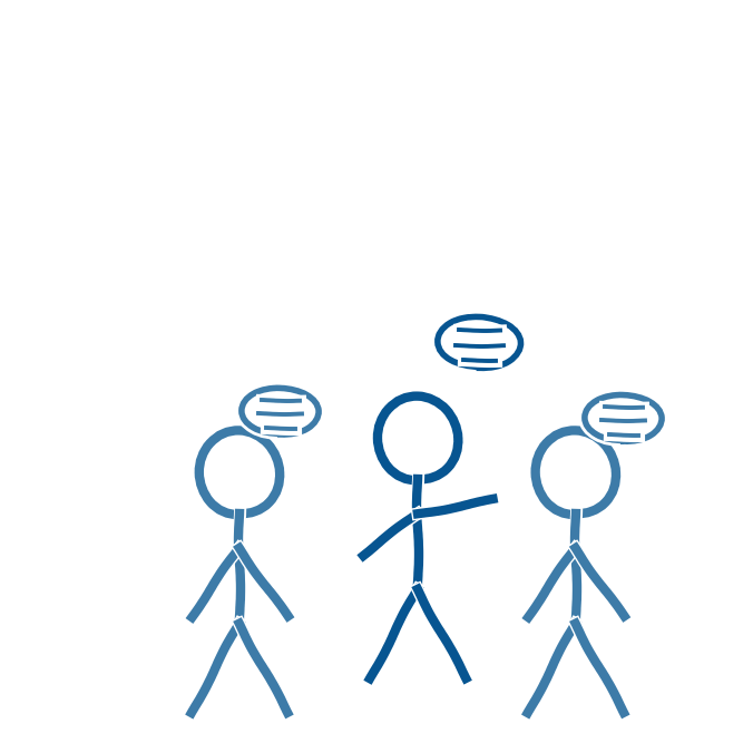Håndtegnet illustration til teksten om kultur og dialog.