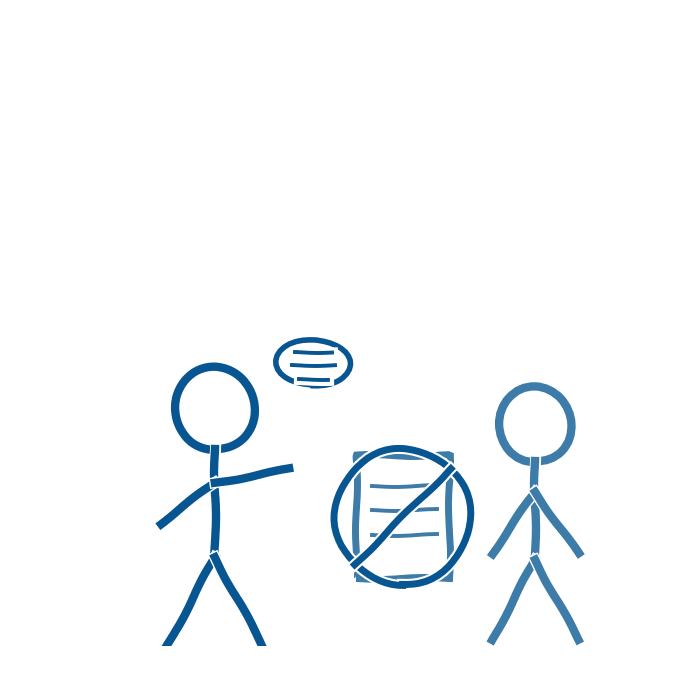 Håndtegnet illustration til teksten om elever, eksamen og digital dannelse.